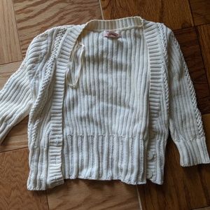 Knit button up sweater for kids